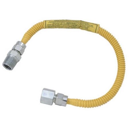 CSSL54-18 P 18 in. Stainless Steel Gas Appliance Connector
